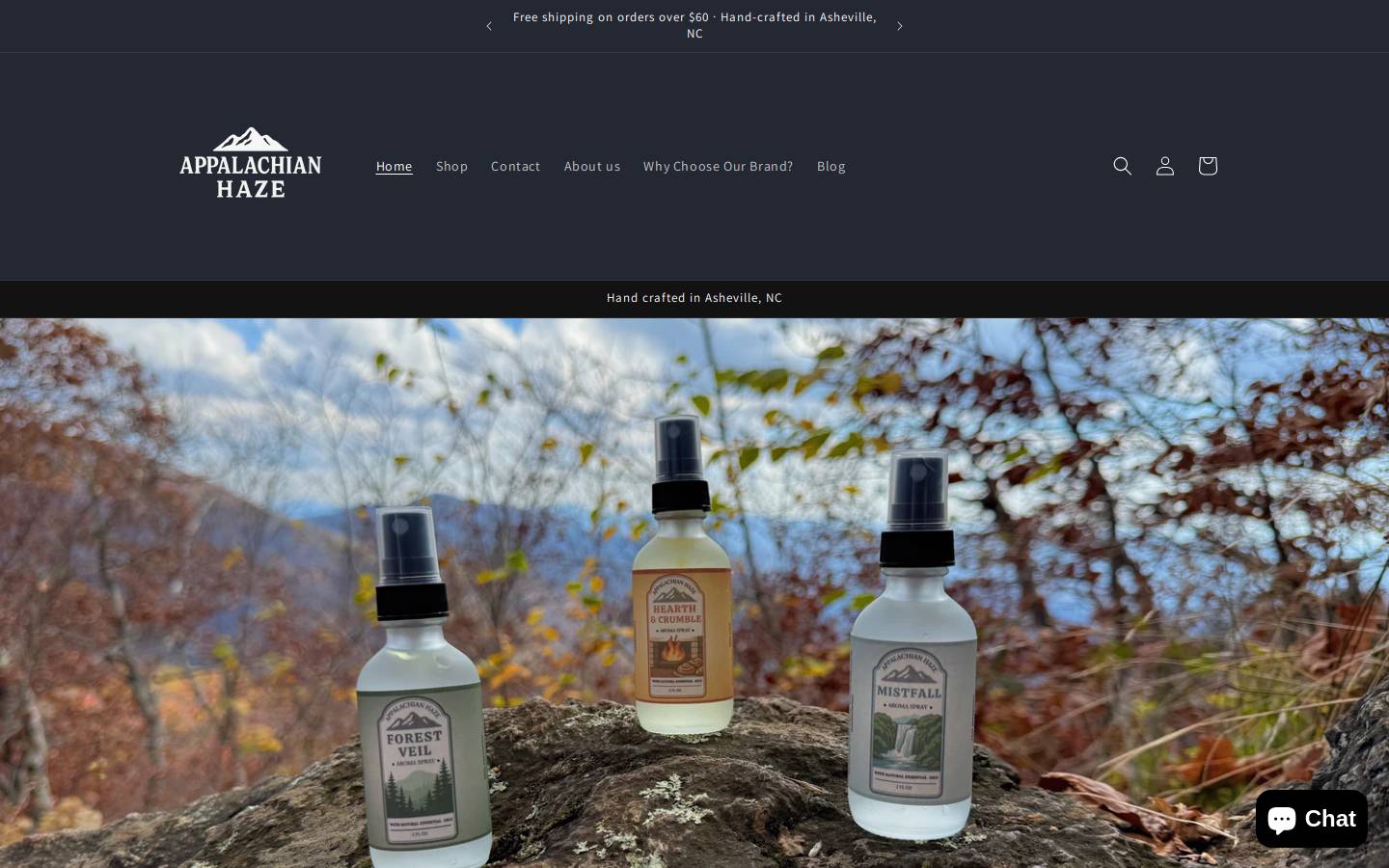 appalachianhaze.com homepage screenshot