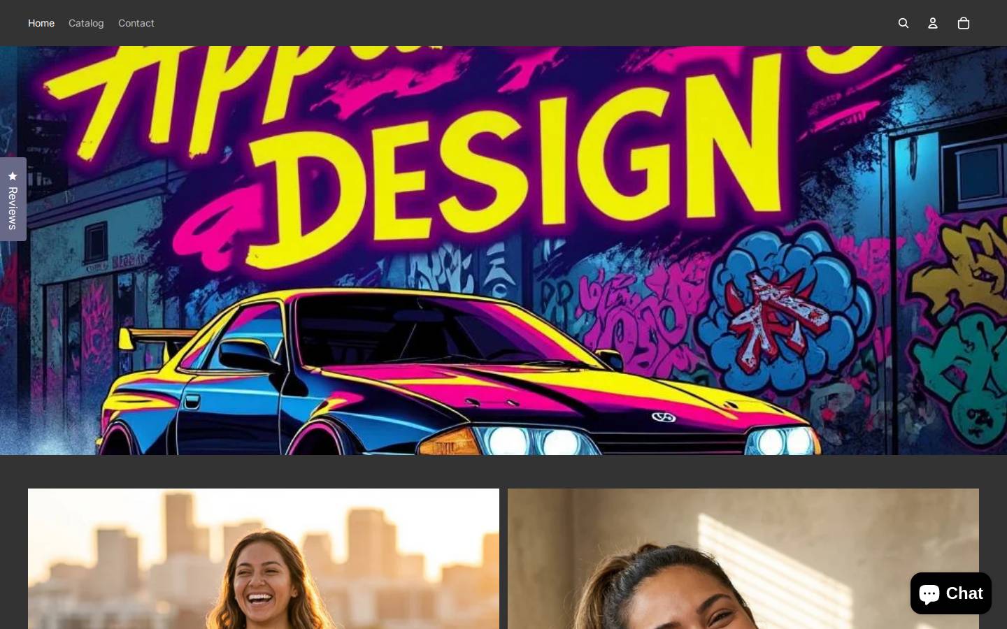 apparelently-design.com homepage screenshot