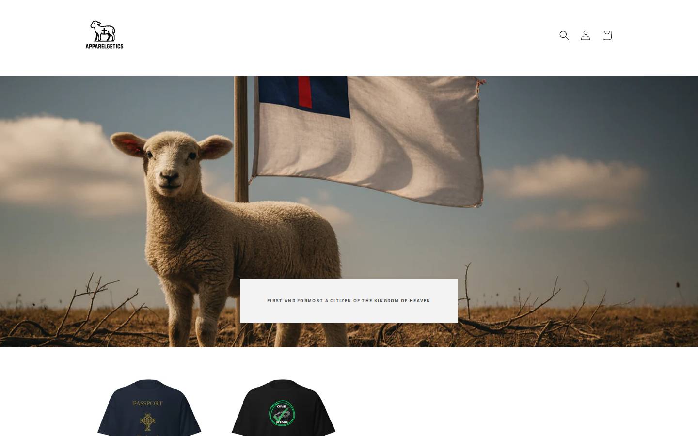 apparelgetics.com homepage screenshot