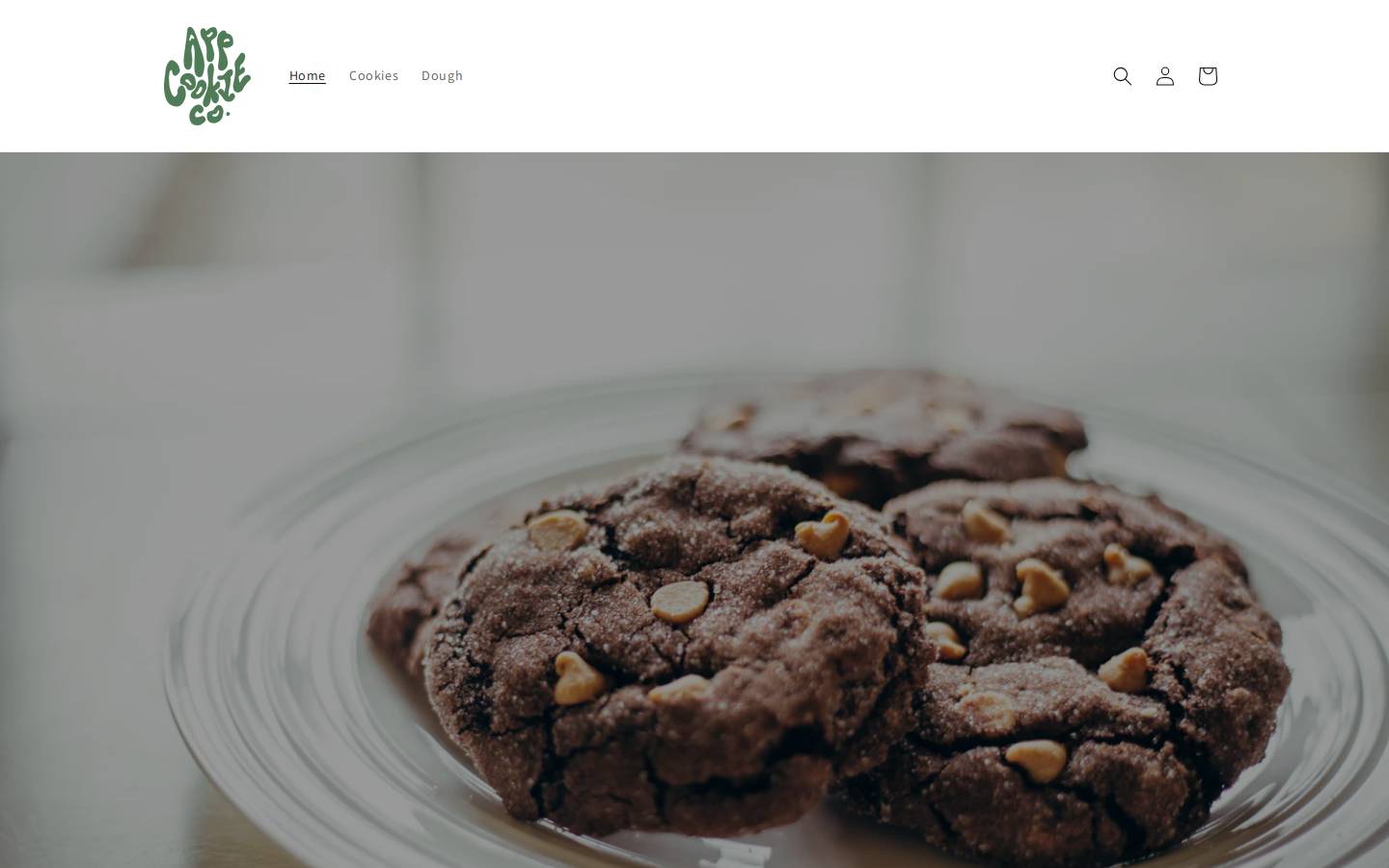 appcookiecowholesale.com homepage screenshot