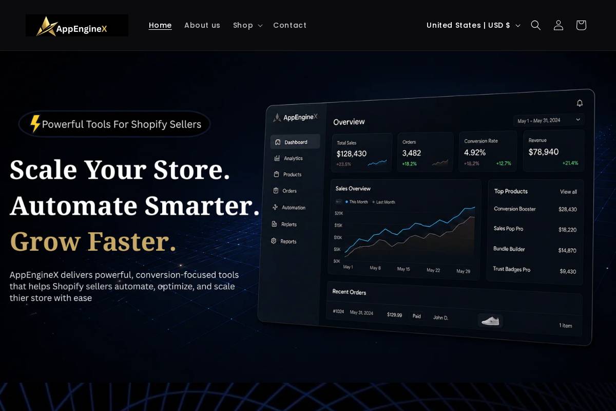 appengine-x.com homepage screenshot
