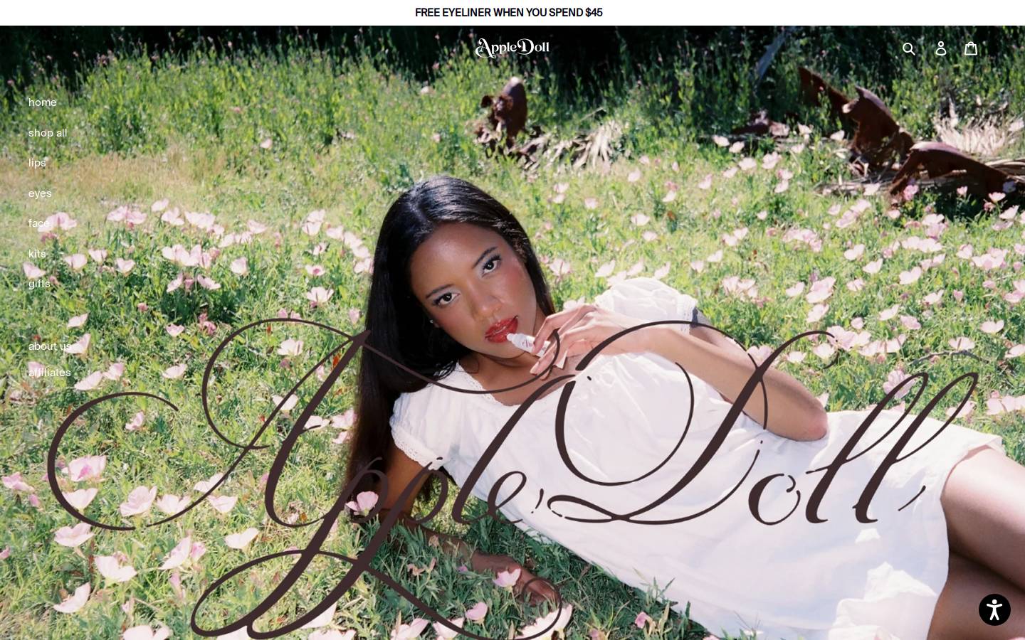 appledoll.com homepage screenshot