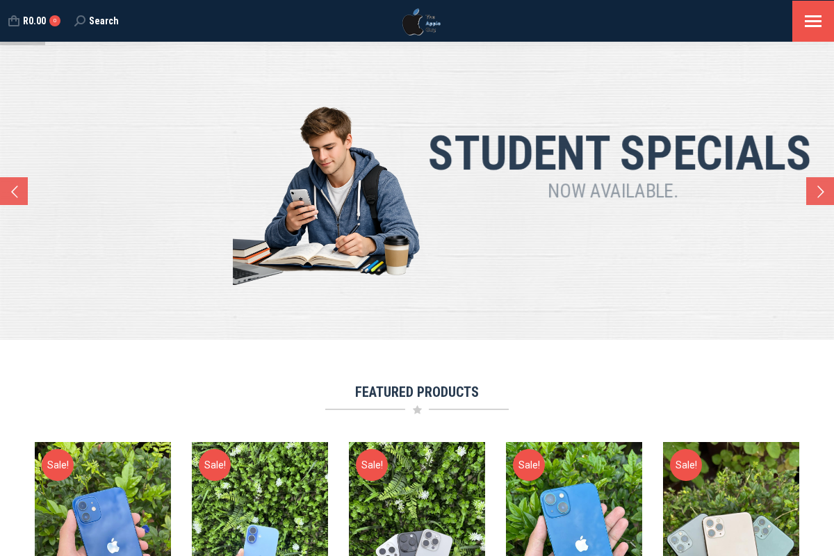 appleguyza.co.za homepage screenshot