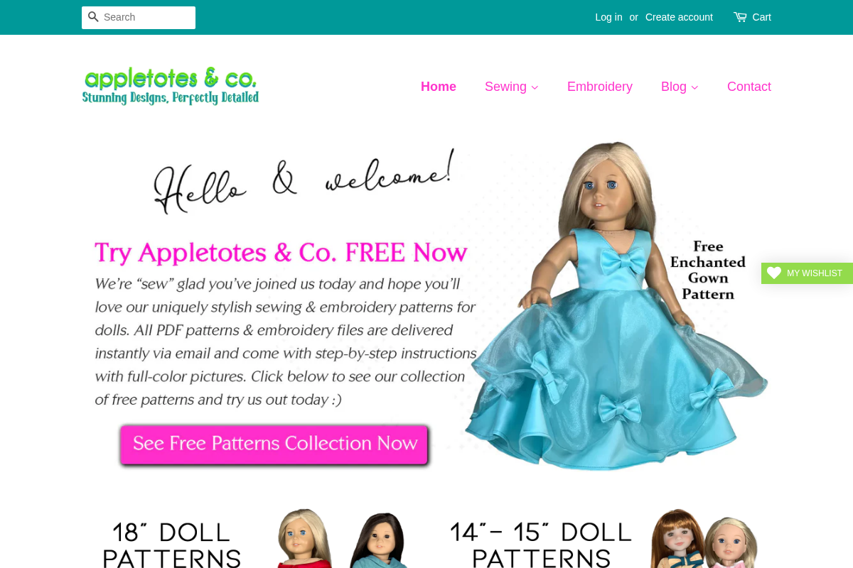 appletotes.com homepage screenshot