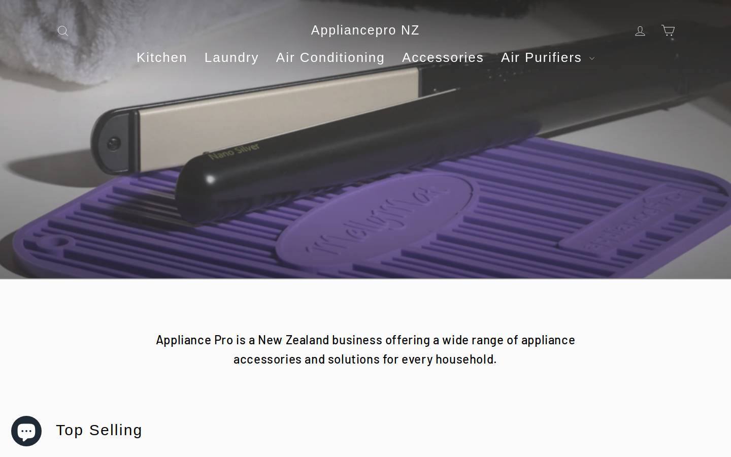 appliancepro.co.nz homepage screenshot