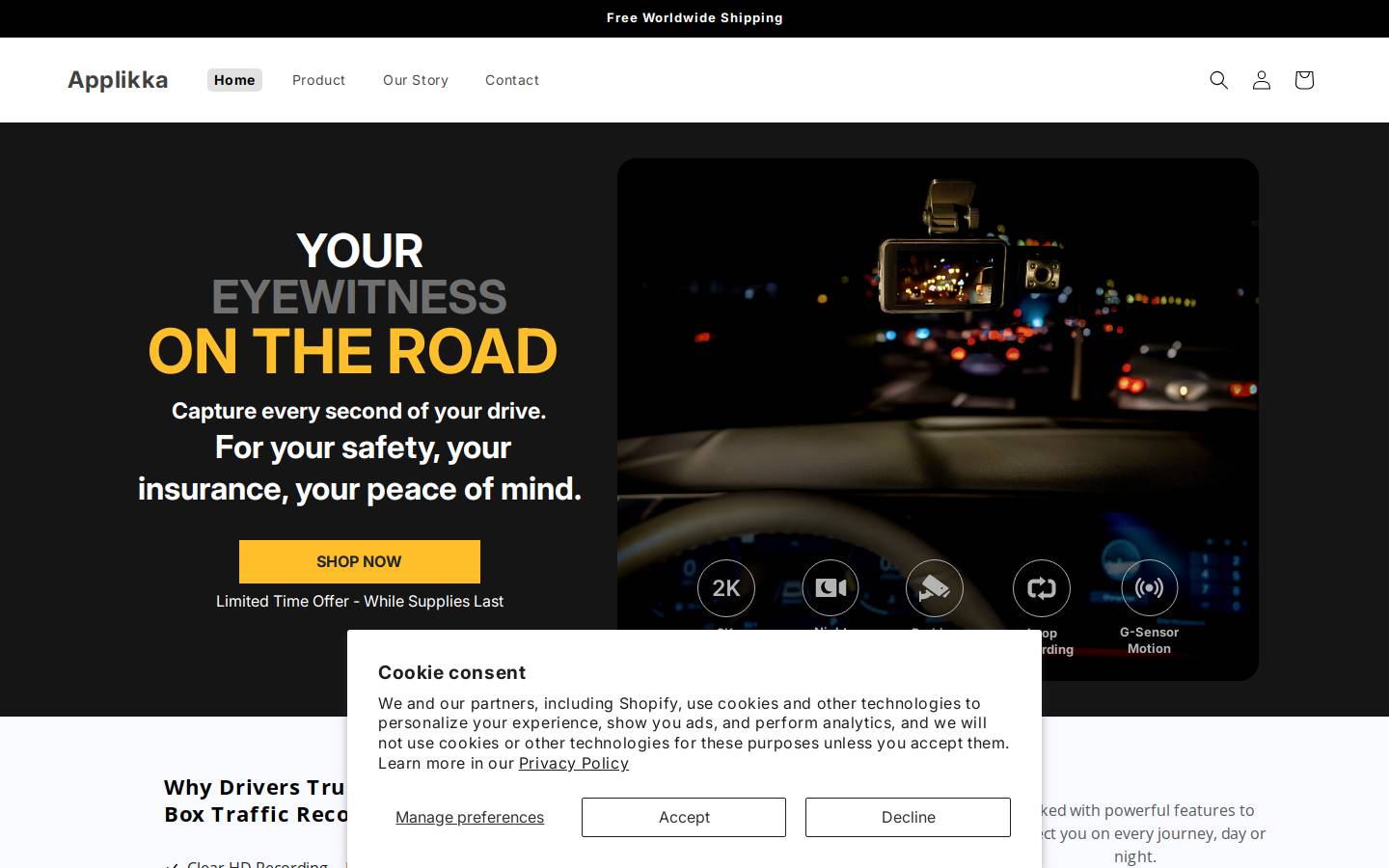 applikka.com homepage screenshot