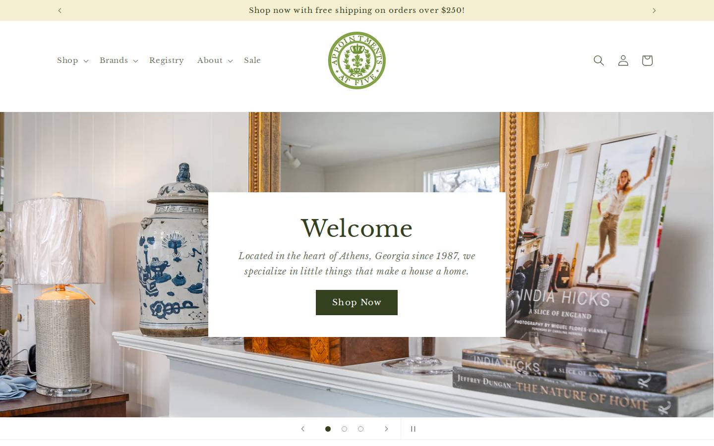 appointmentsat5.com homepage screenshot