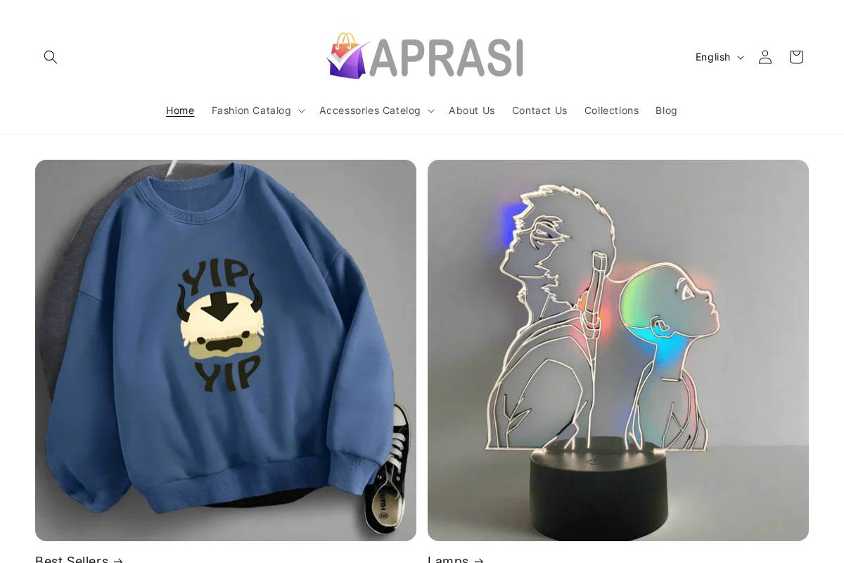 aprasi.com homepage screenshot