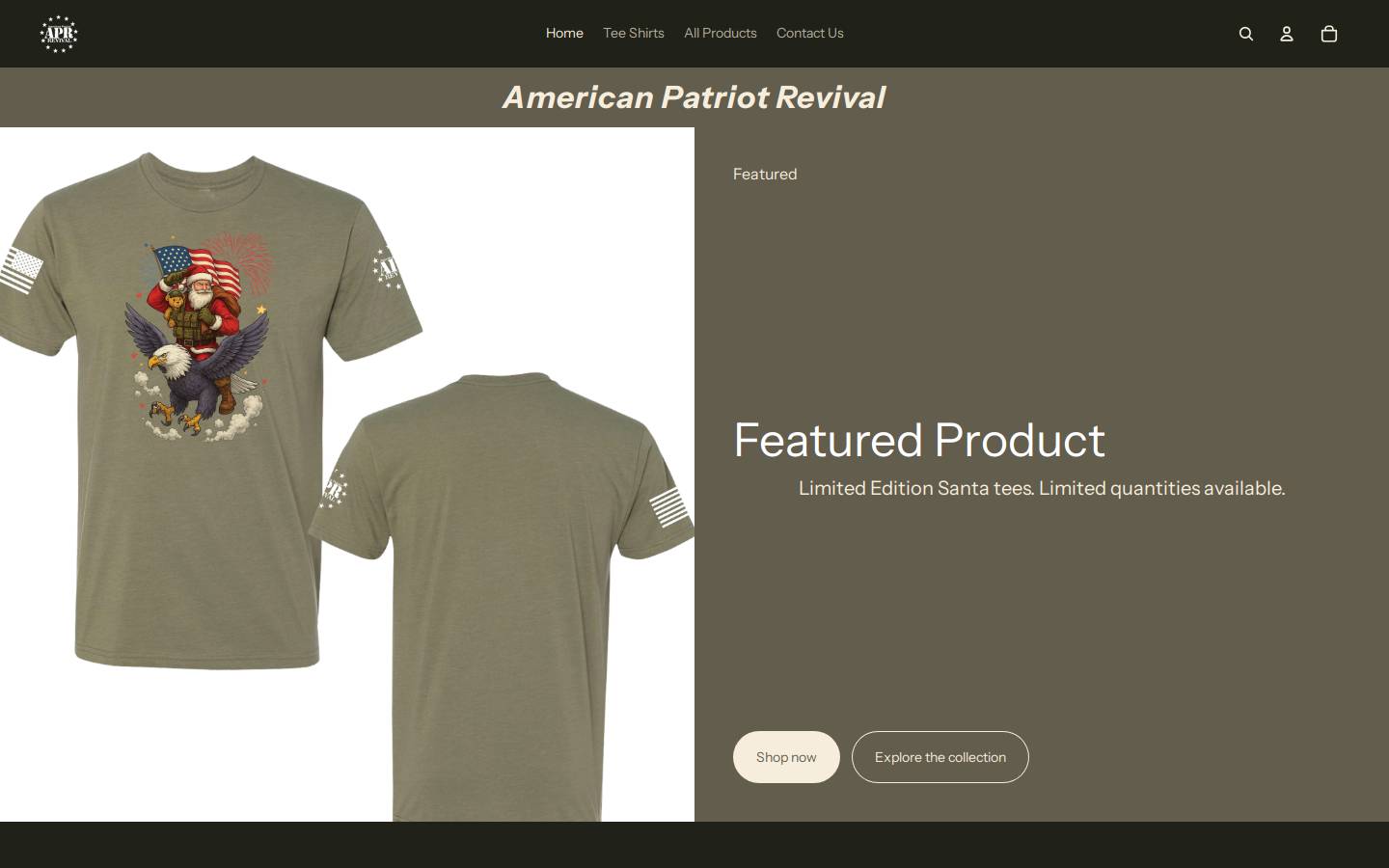 aprev1776.com homepage screenshot