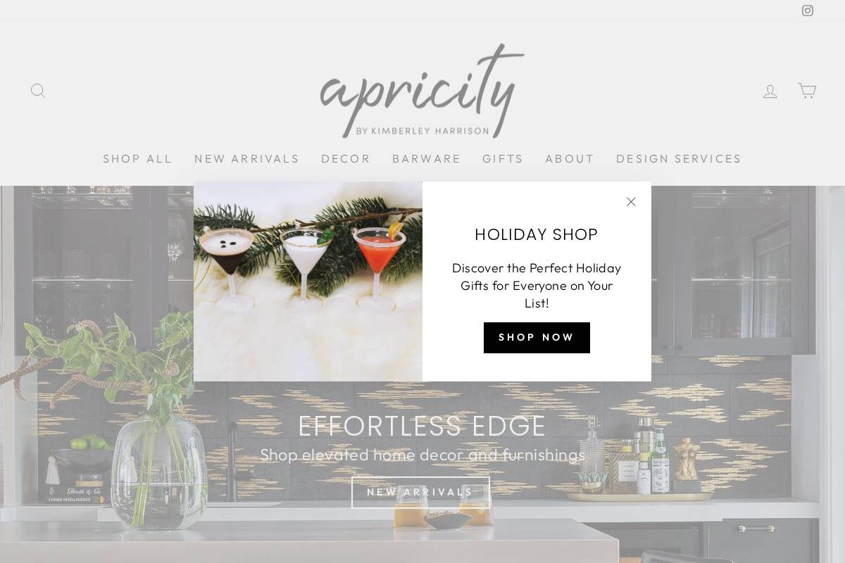 Apricity homepage screenshot