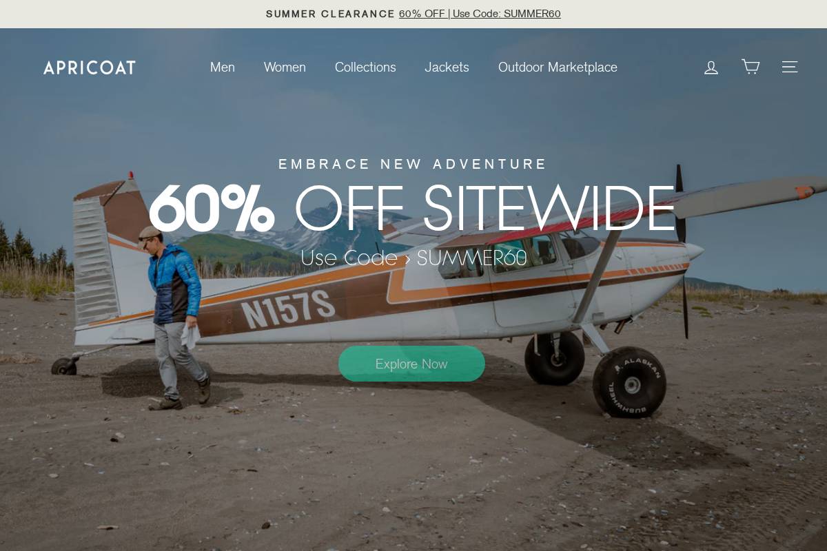 Apricoat homepage screenshot