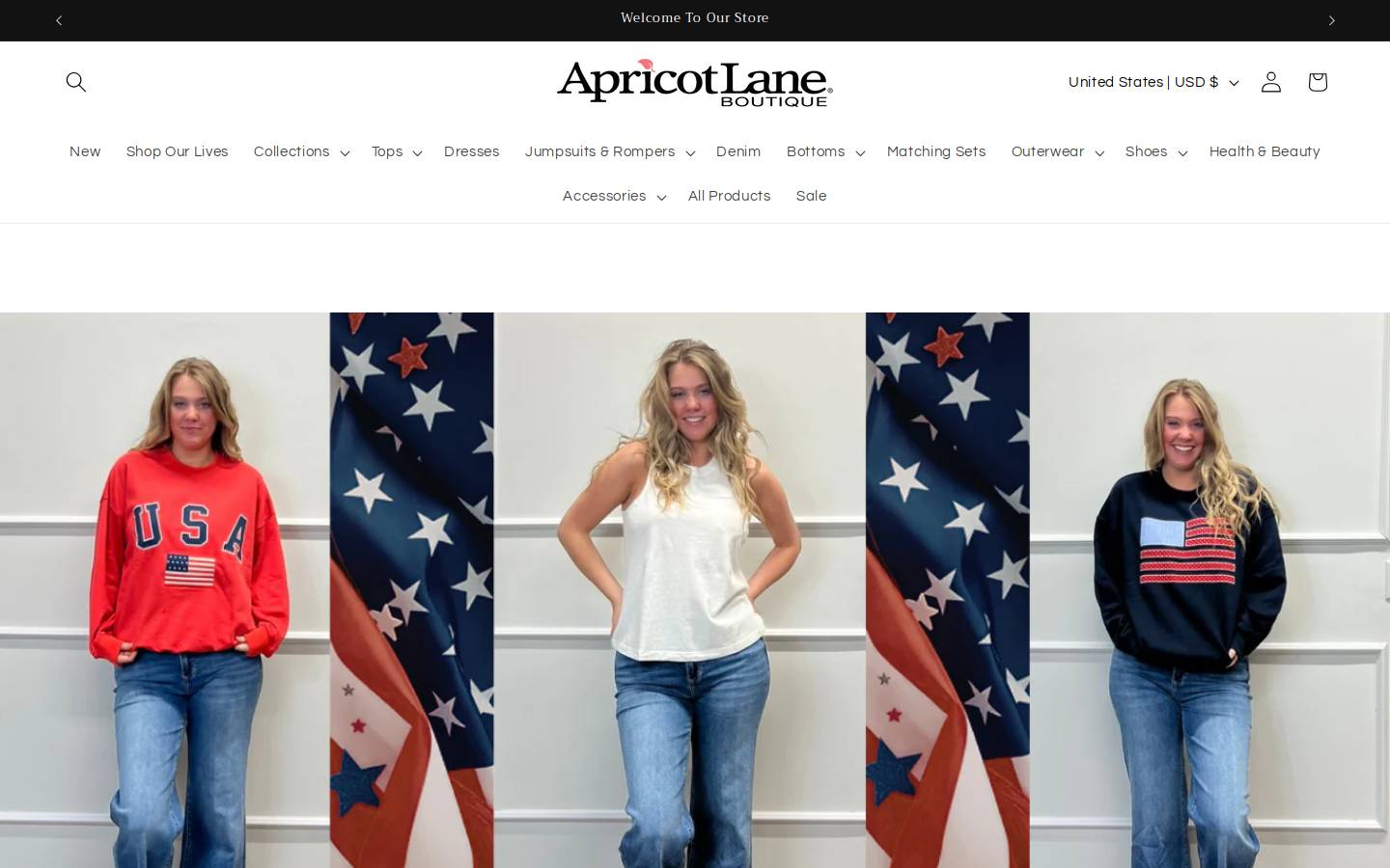 apricotlaneduluth.com homepage screenshot