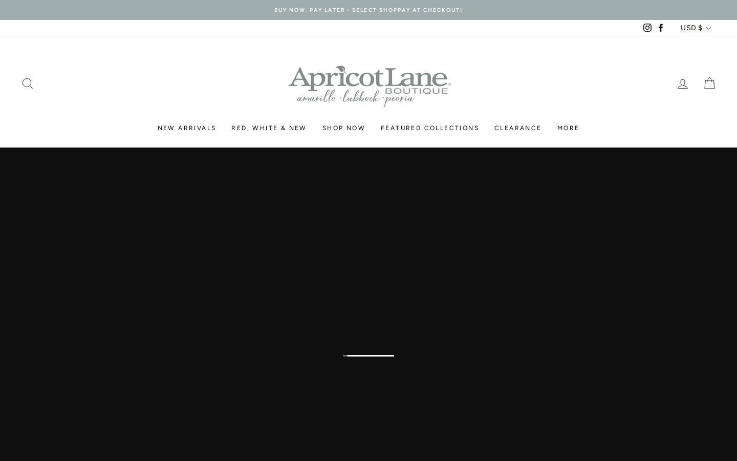 apricotlanelubbock.com homepage screenshot