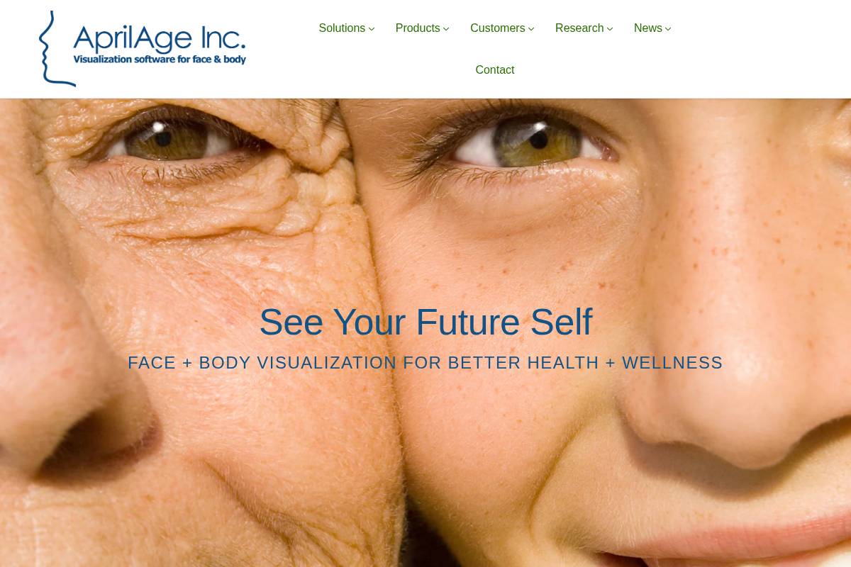 aprilage.com homepage screenshot