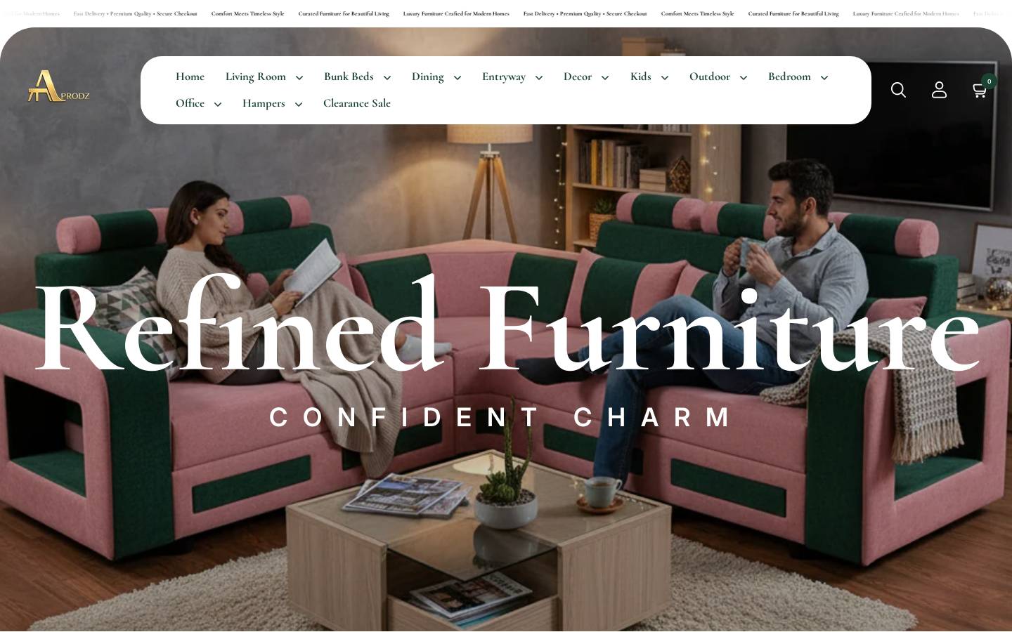 Aprodz homepage screenshot