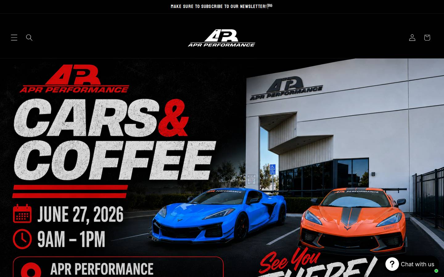 aprperformance.com homepage screenshot