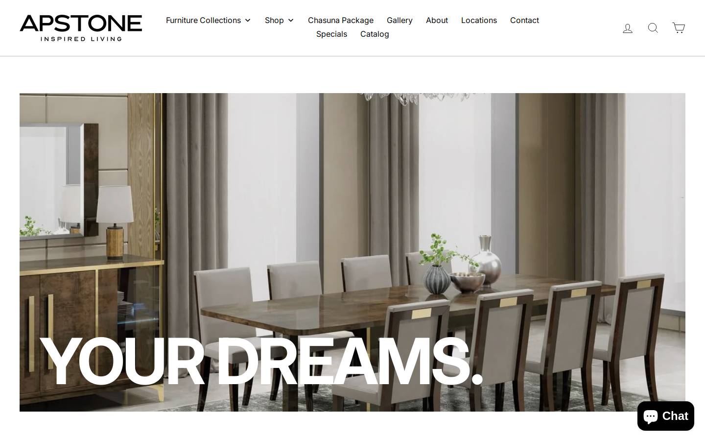 apstone.com homepage screenshot