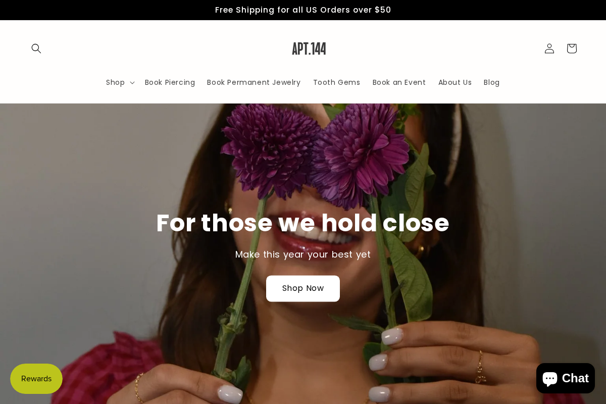 APT. 144 homepage screenshot