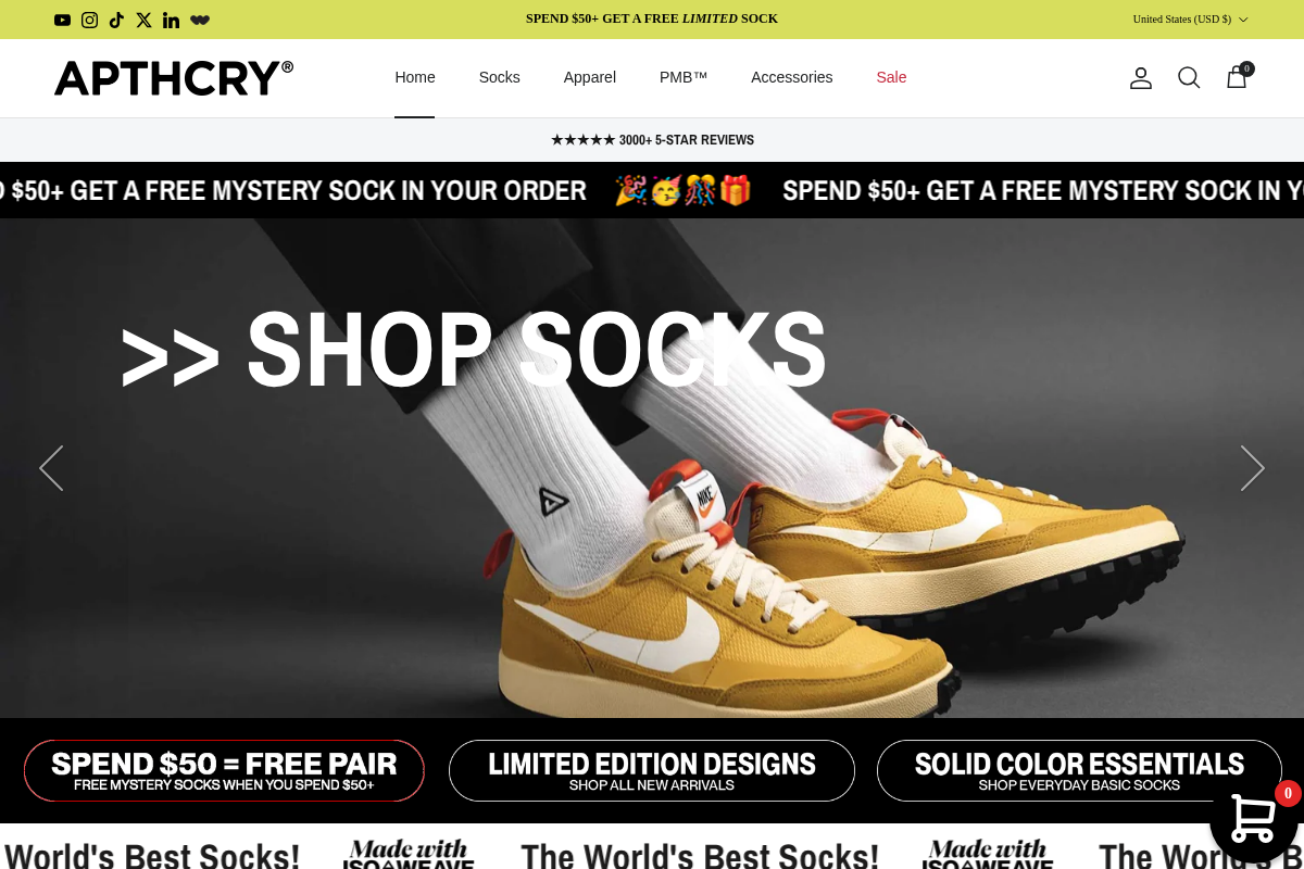 APTHCRY homepage screenshot