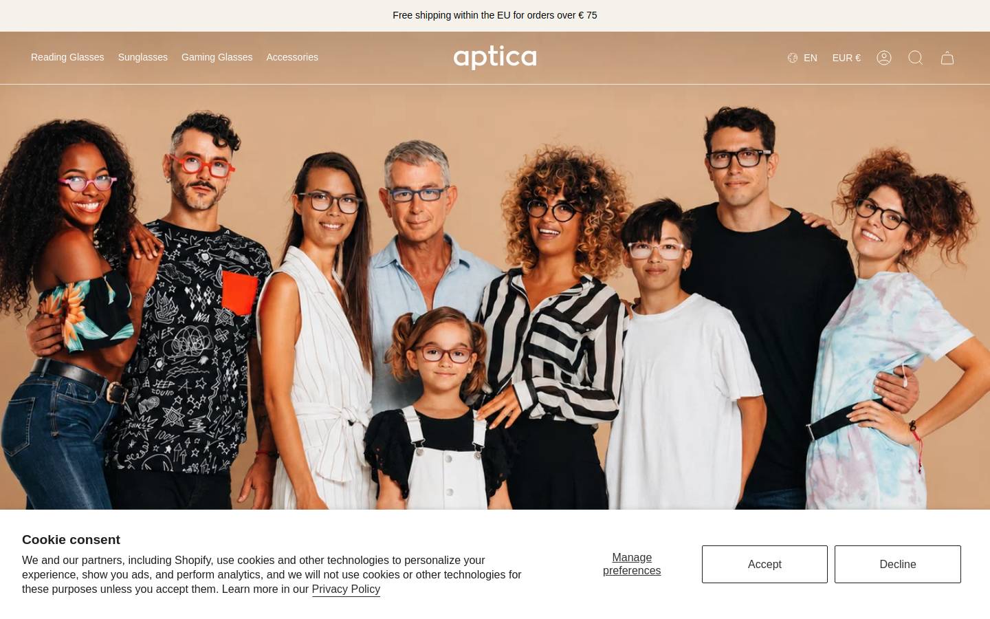 aptica.com homepage screenshot