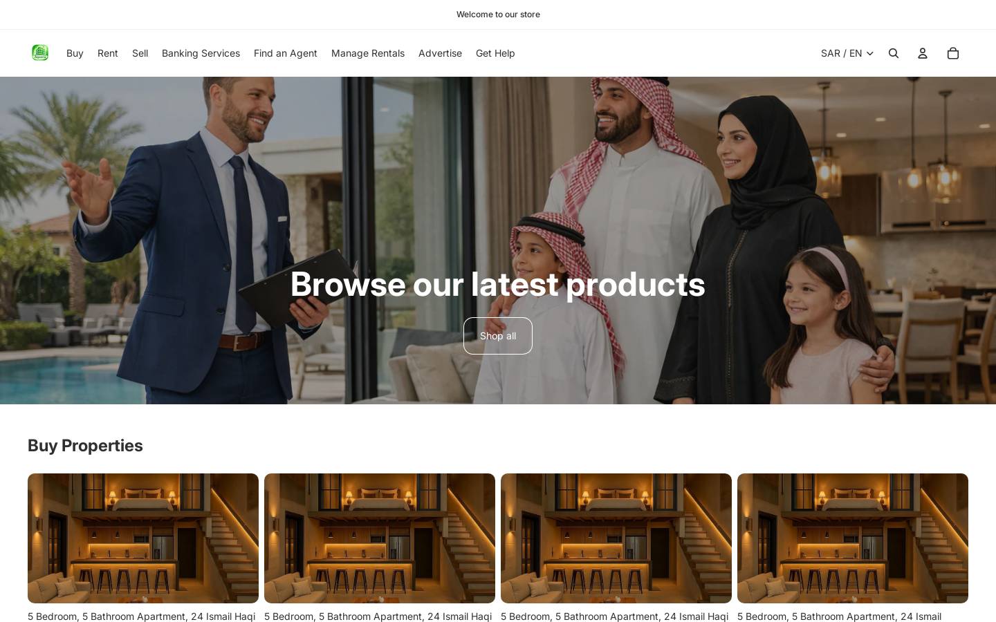 aqaaria.com homepage screenshot