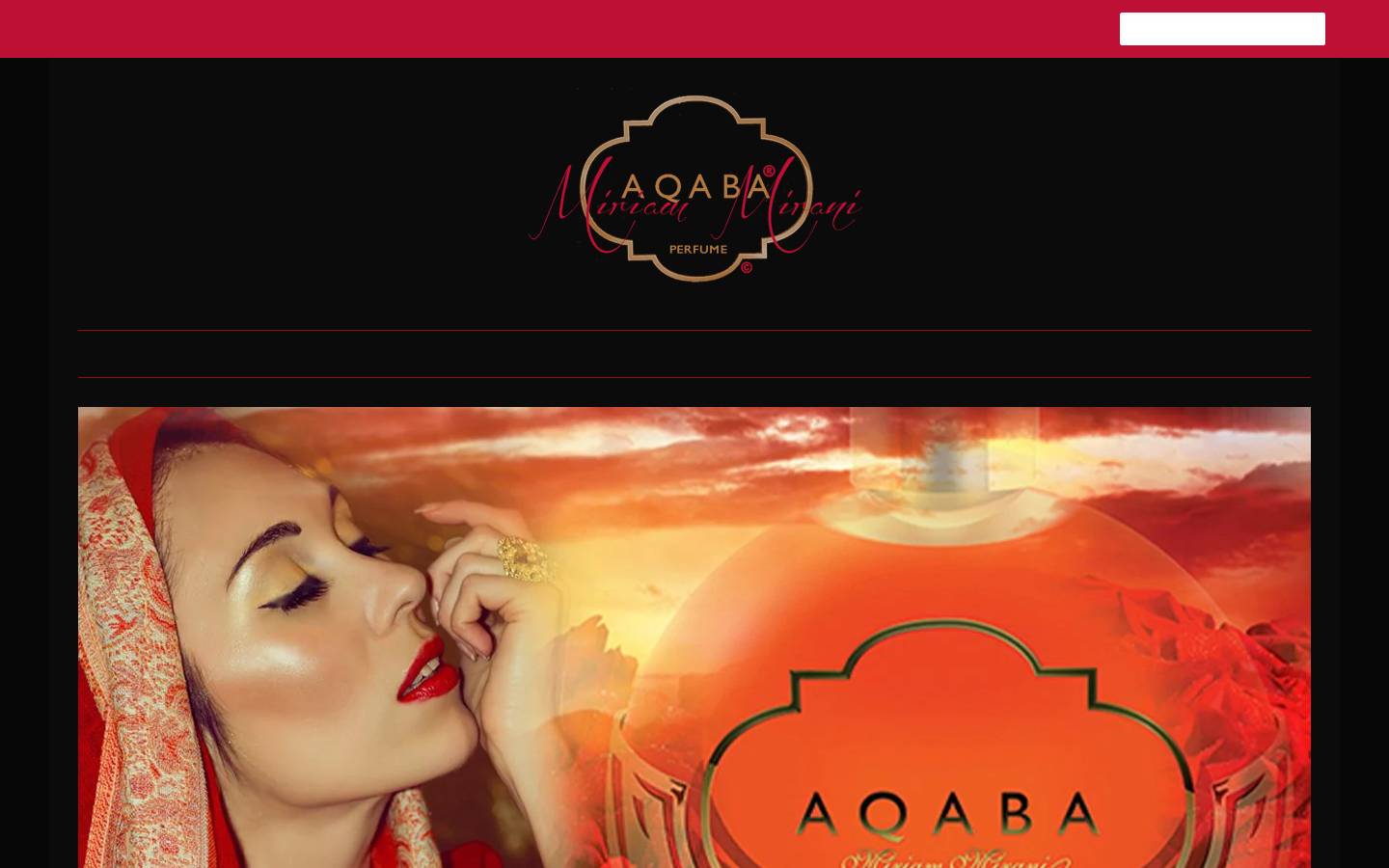 aqabaperfume.com homepage screenshot