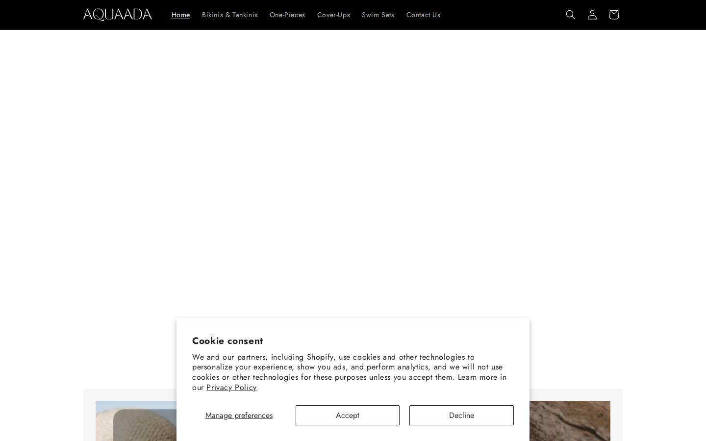 aquaada.com homepage screenshot