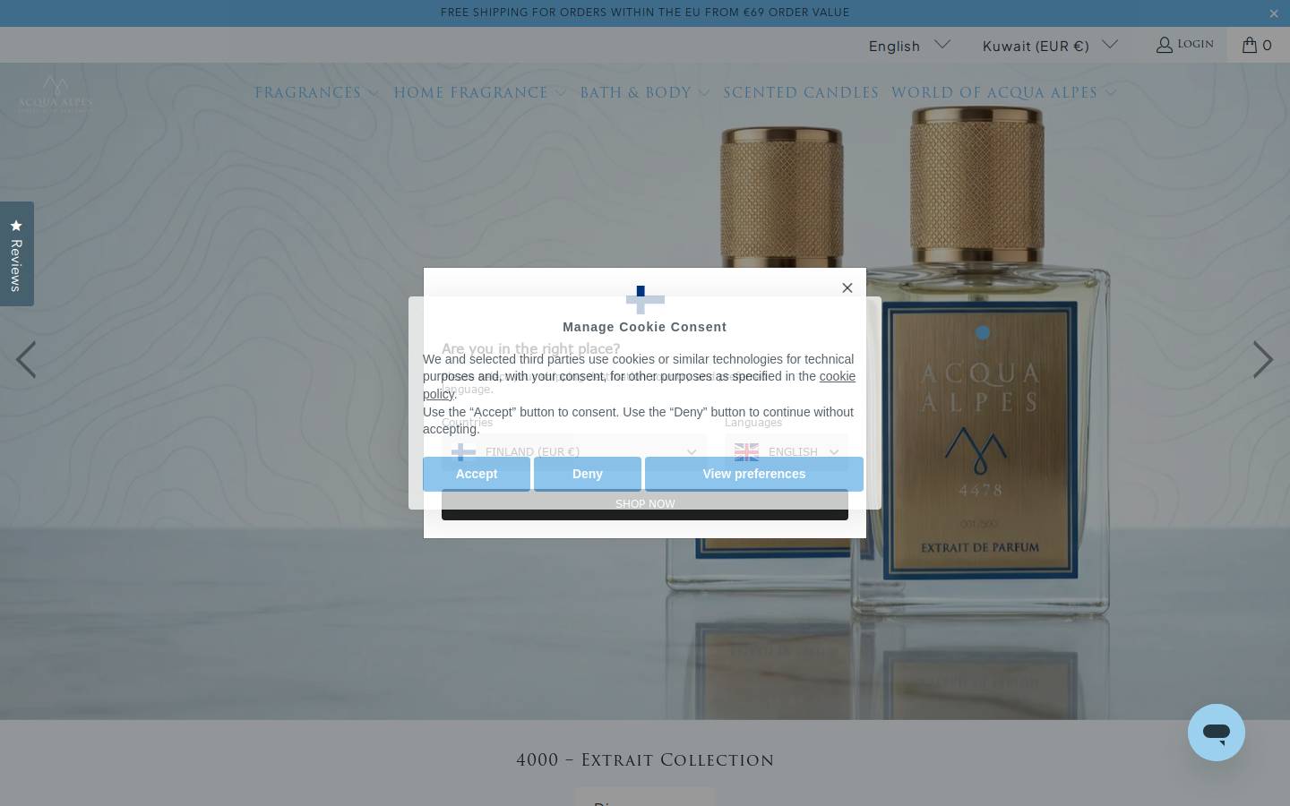 aquaalpes.com homepage screenshot