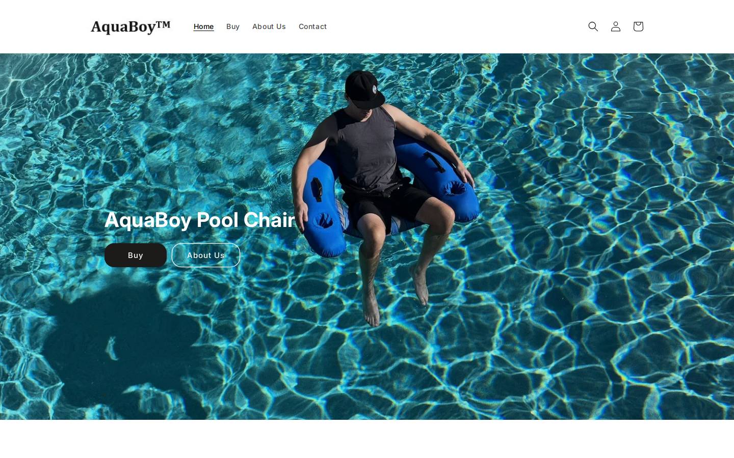 aquaboypool.com homepage screenshot