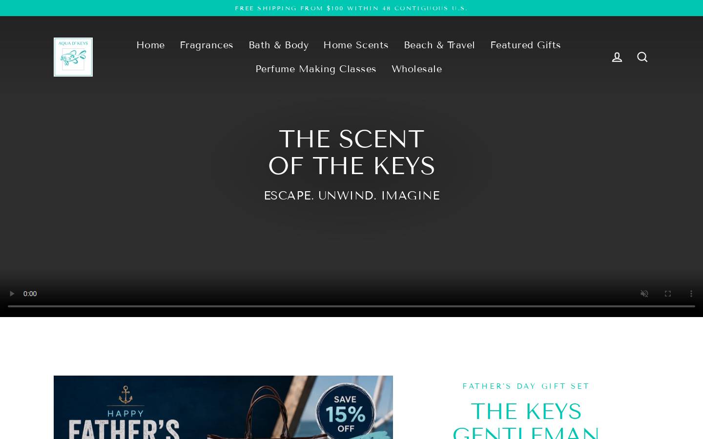aquadkeys.com homepage screenshot