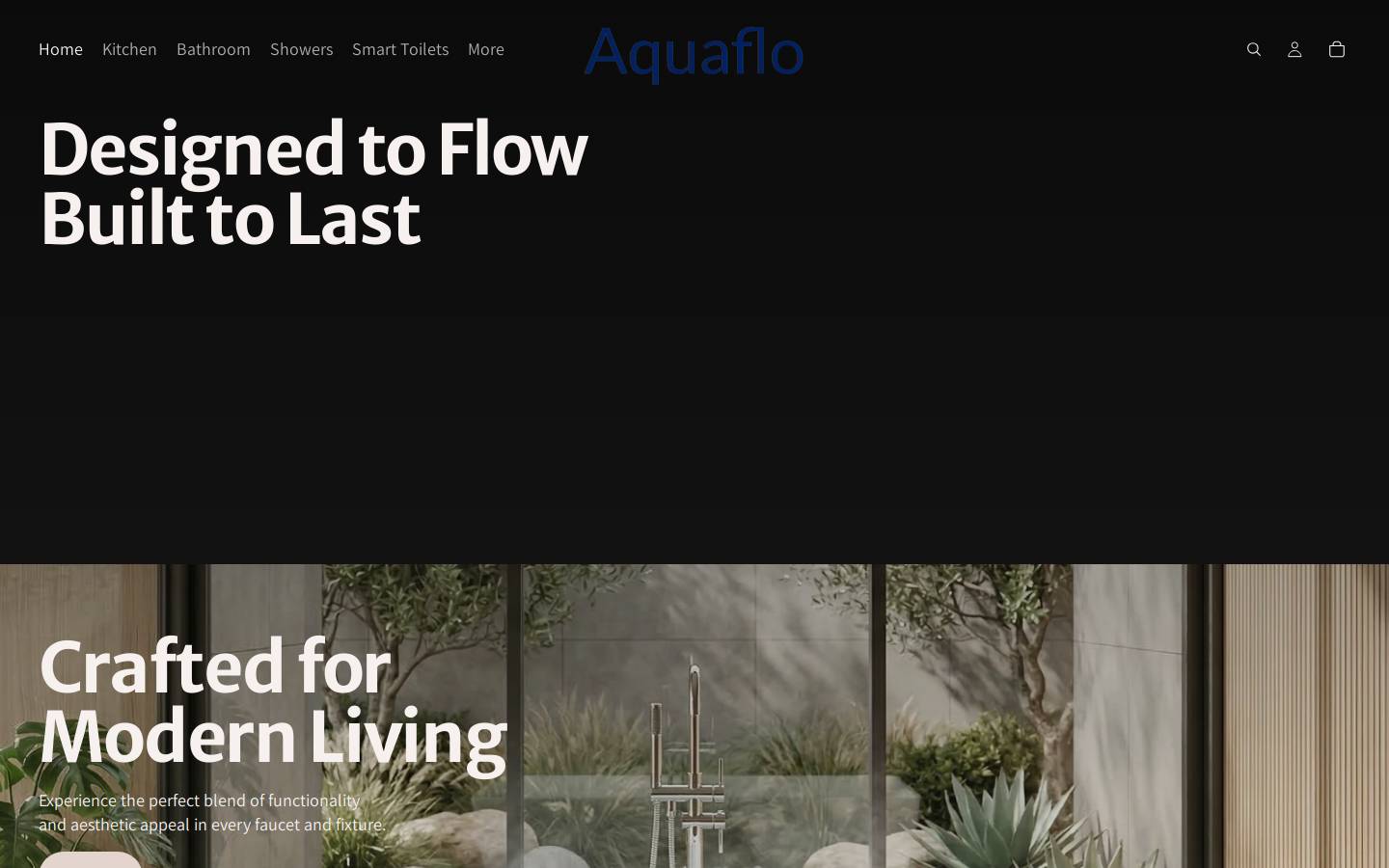 aquaflo.ca homepage screenshot