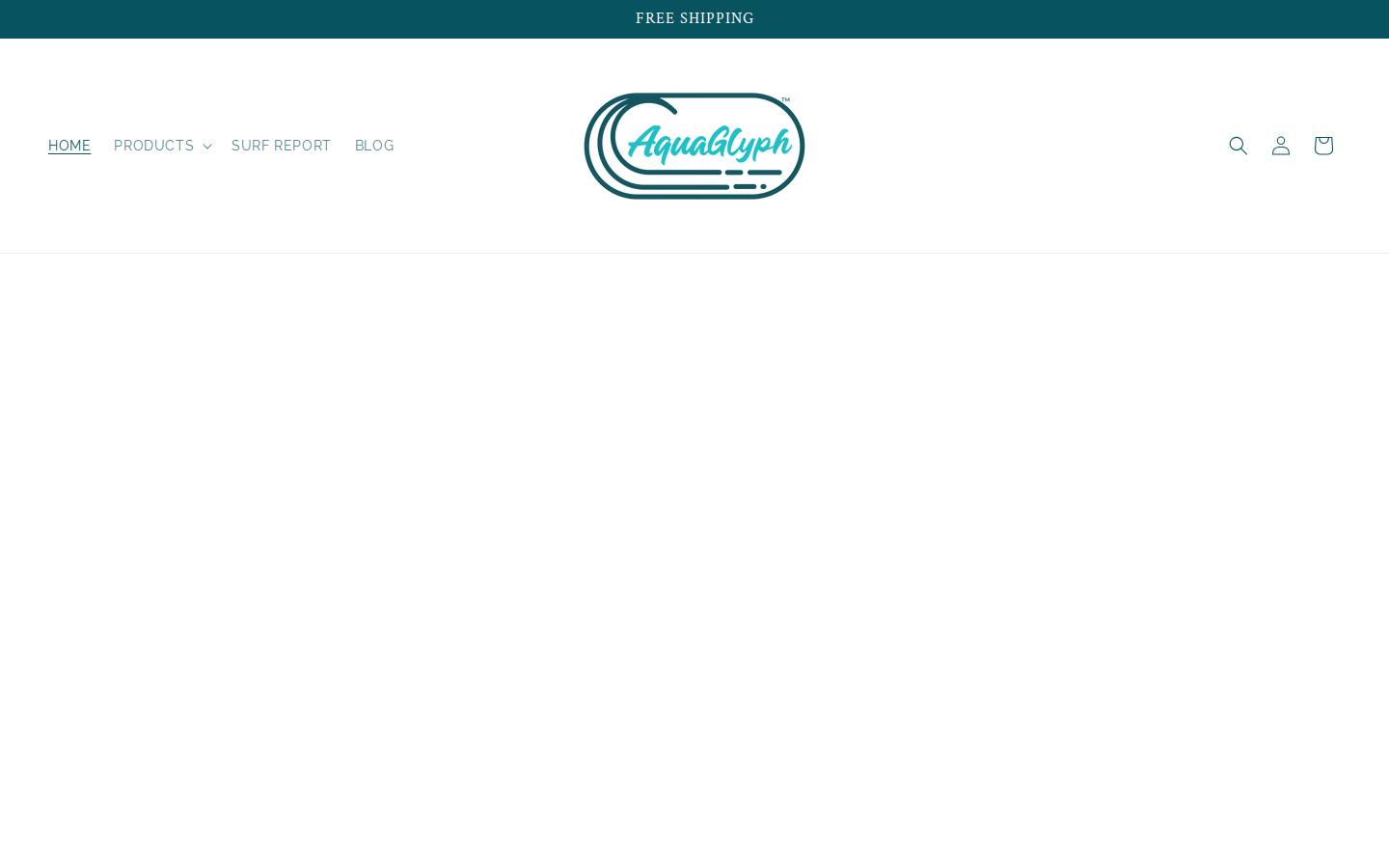 aquaglyph.com homepage screenshot