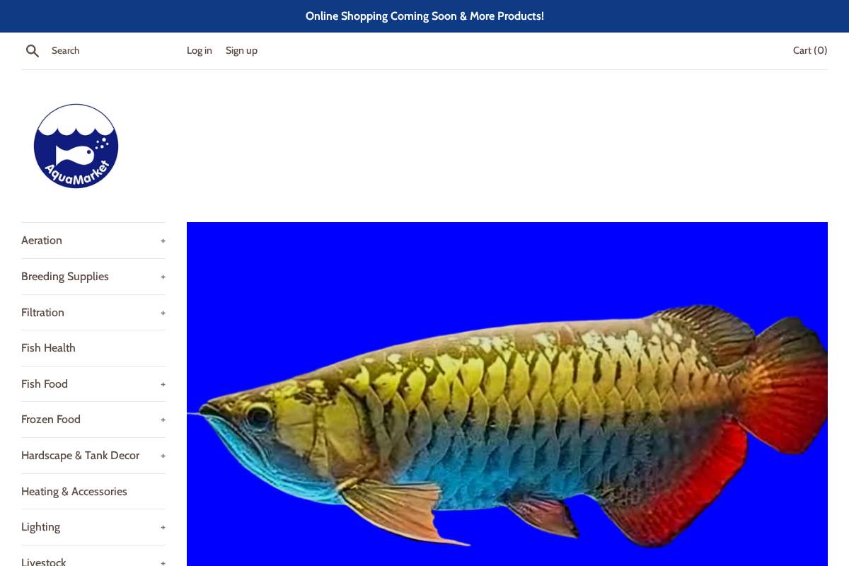 aquamarket.ca homepage screenshot