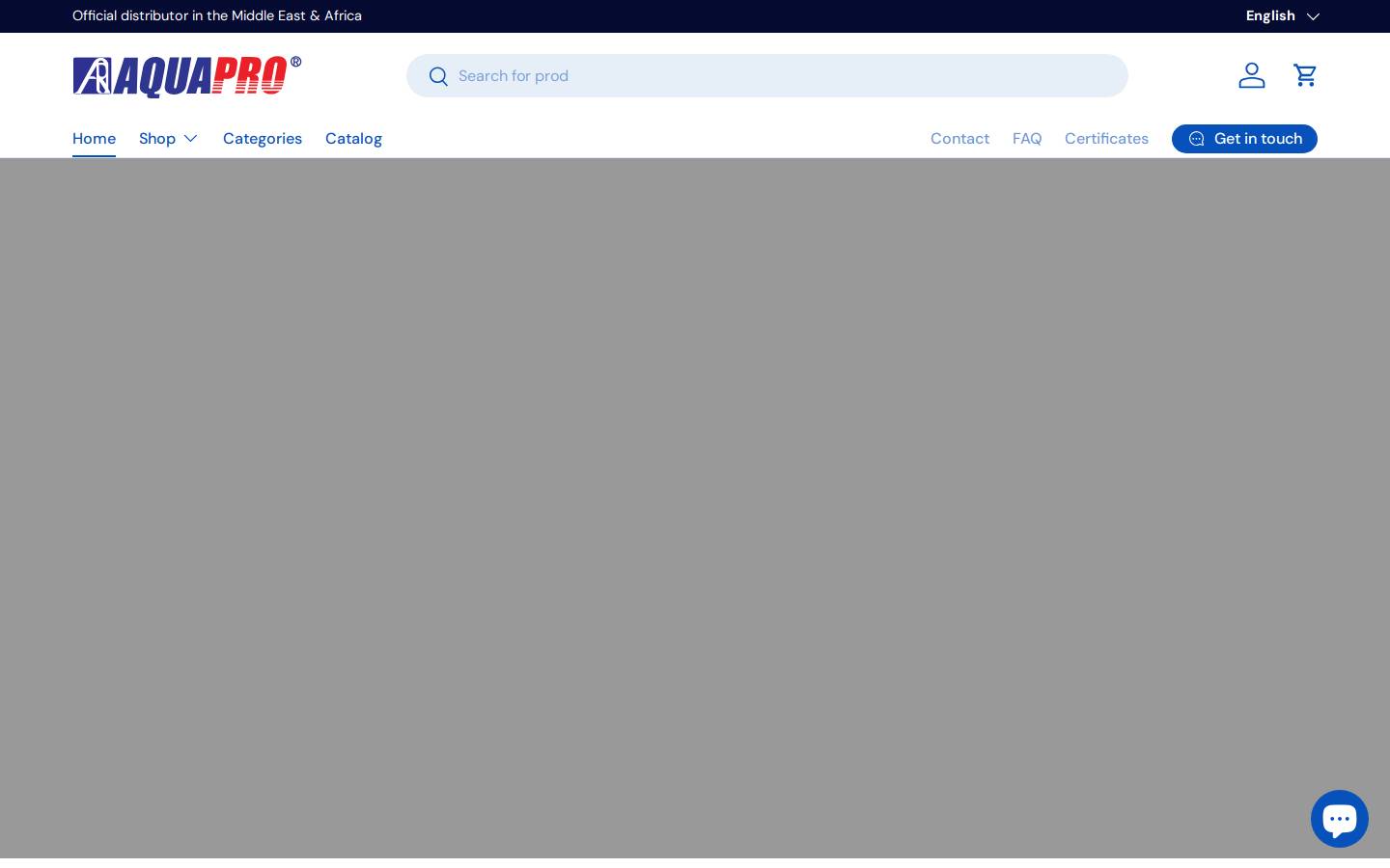 aquapro.shop homepage screenshot