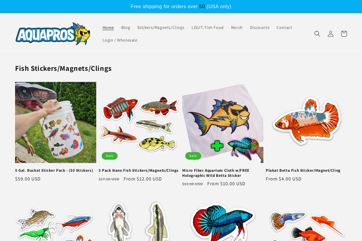 aquaproshq.com homepage screenshot