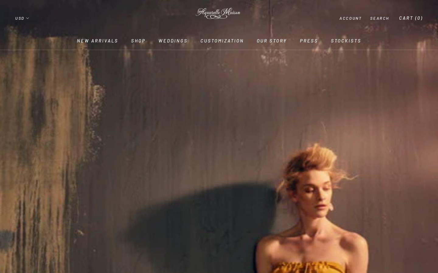 aquarelle-maison.com homepage screenshot