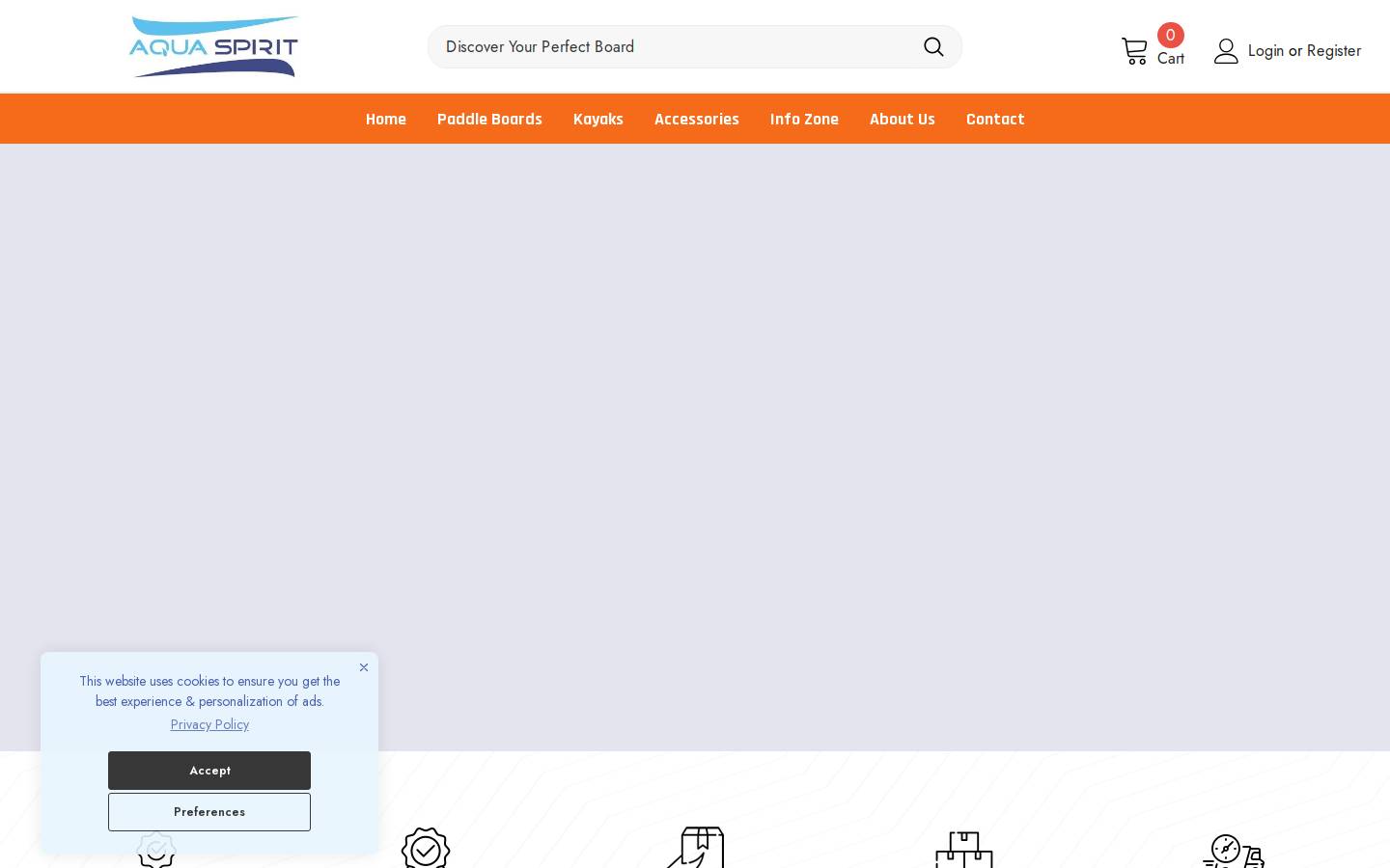 aquaspiritisup.com homepage screenshot