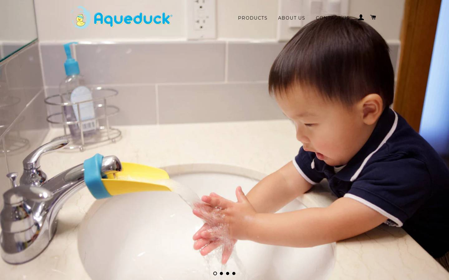 aqueduck.com homepage screenshot
