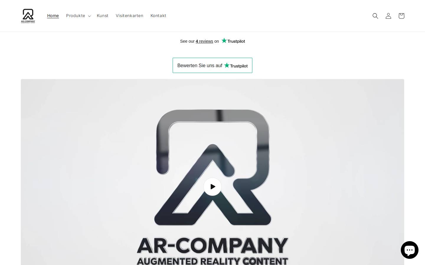 ar-company.de homepage screenshot