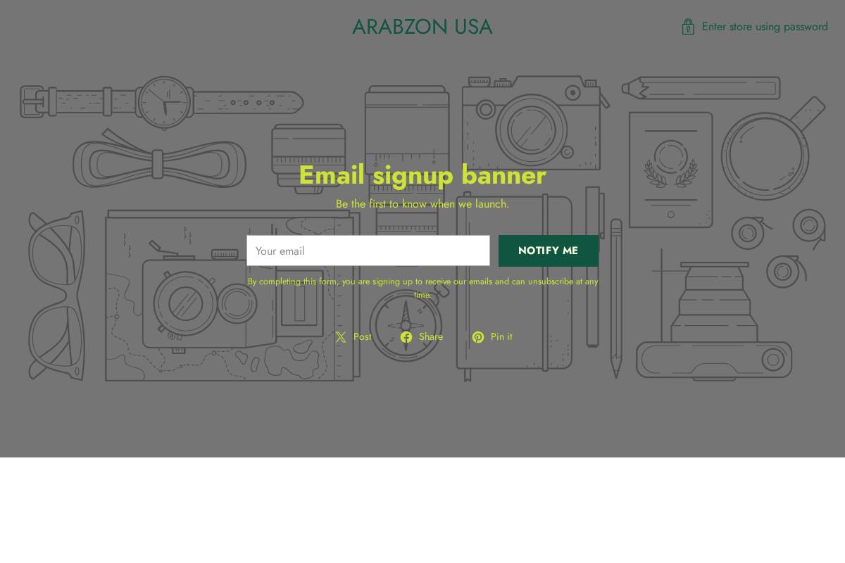arabzonusa.com homepage screenshot