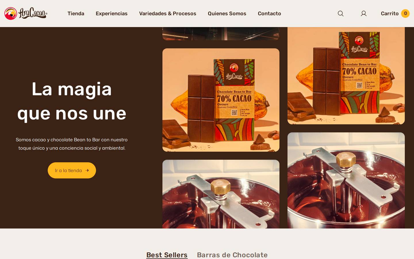 aracacao.com homepage screenshot
