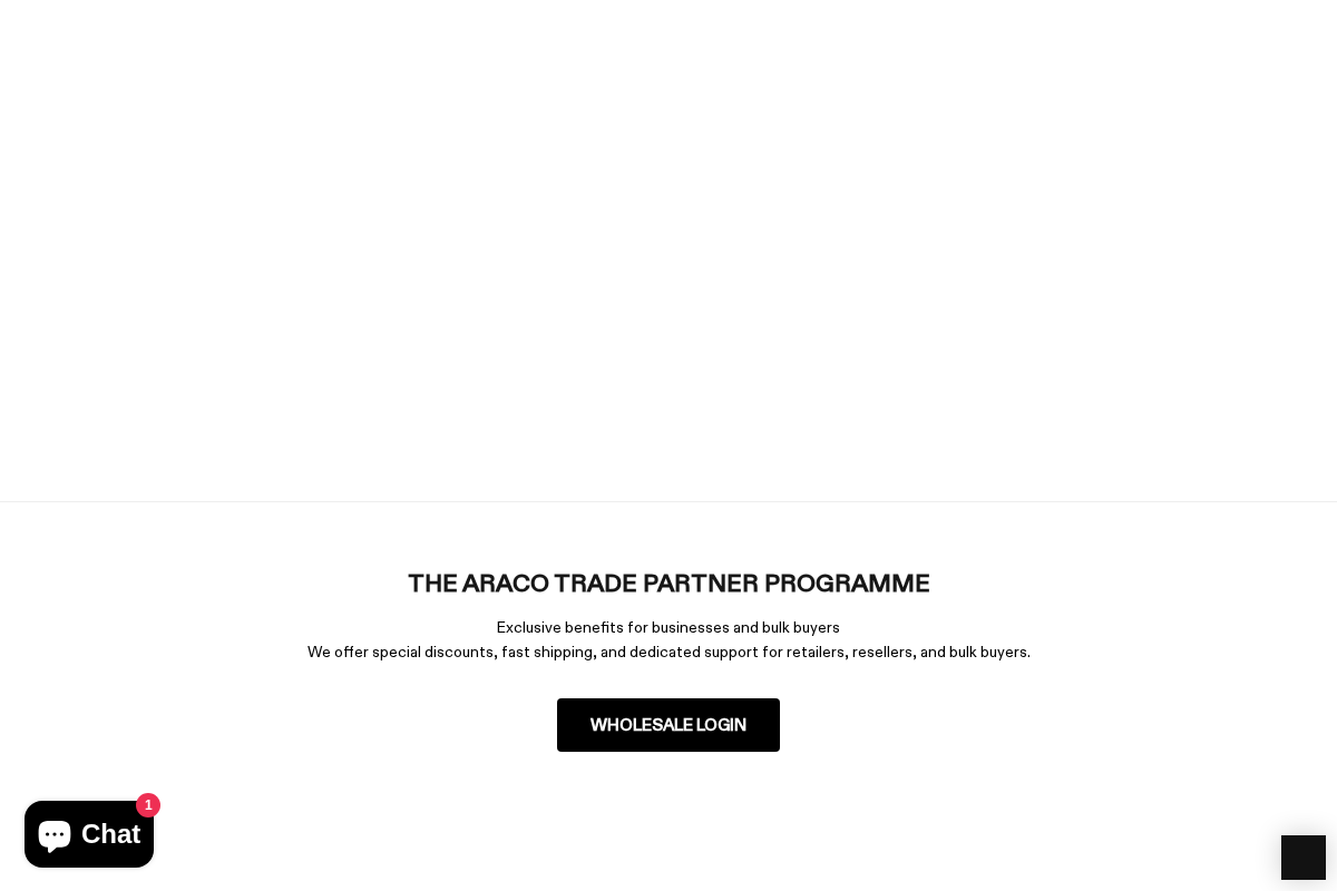Aracointeriors homepage screenshot