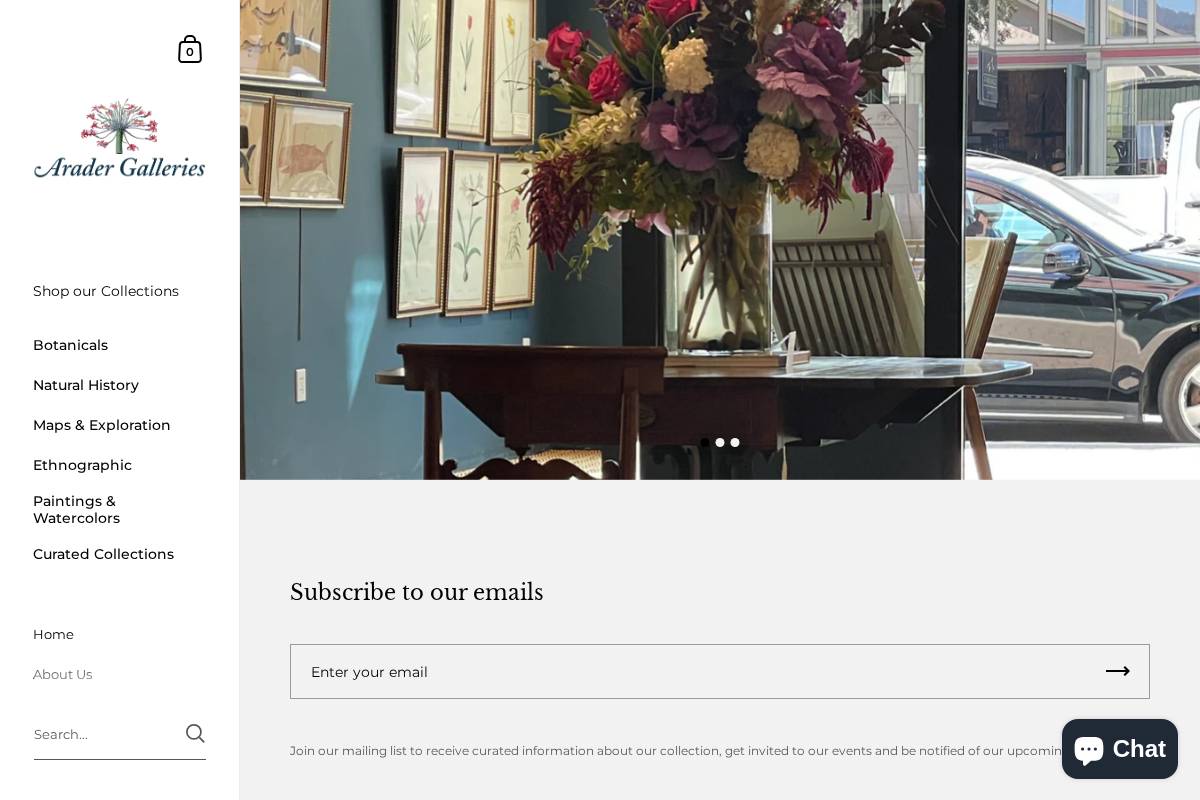 araderca.com homepage screenshot