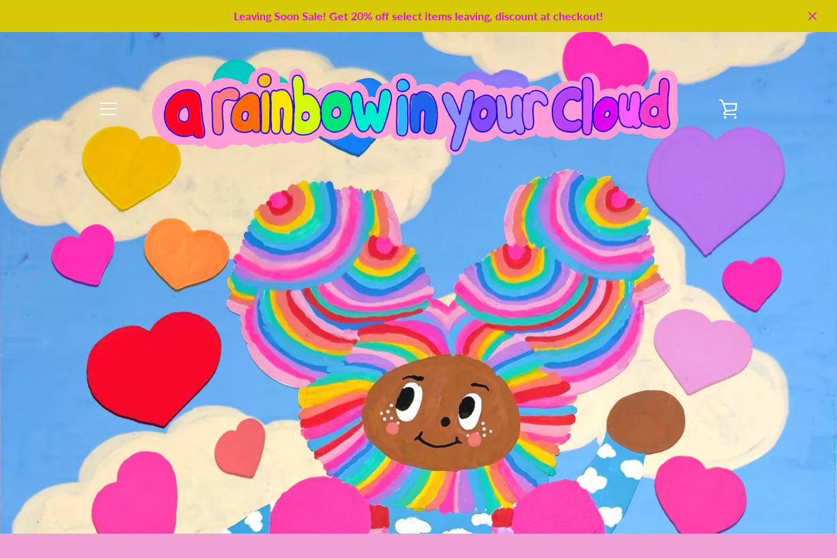 arainbowinyourcloud.com homepage screenshot