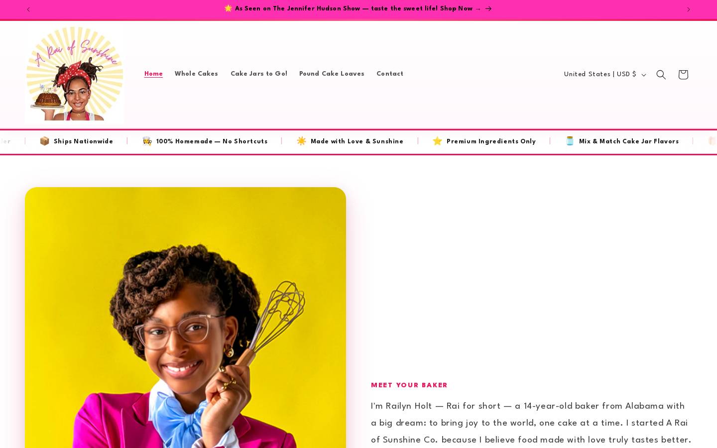 araiofsunshineco.com homepage screenshot