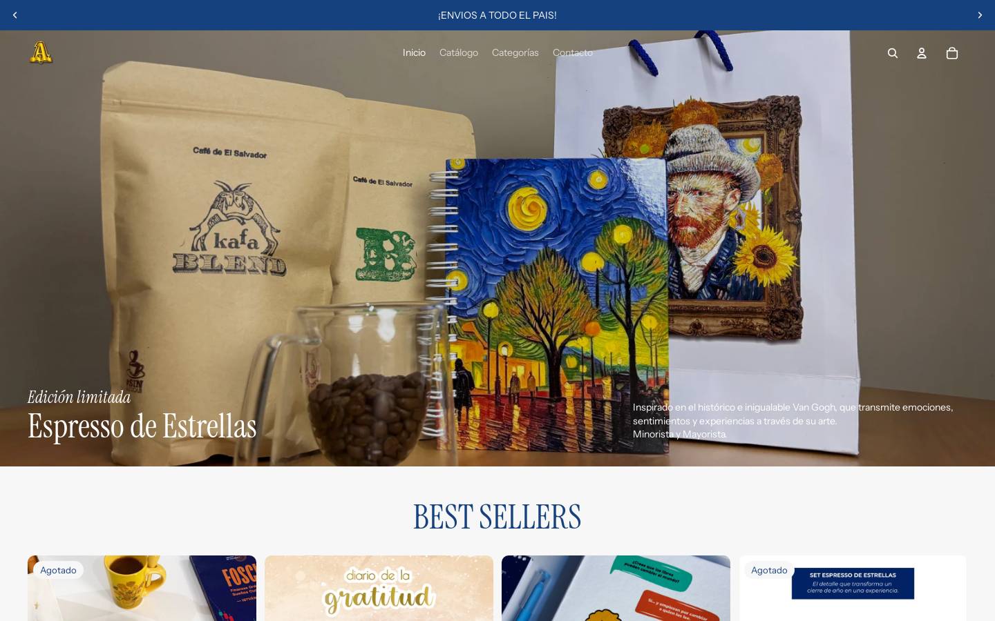 aramilibros.com homepage screenshot