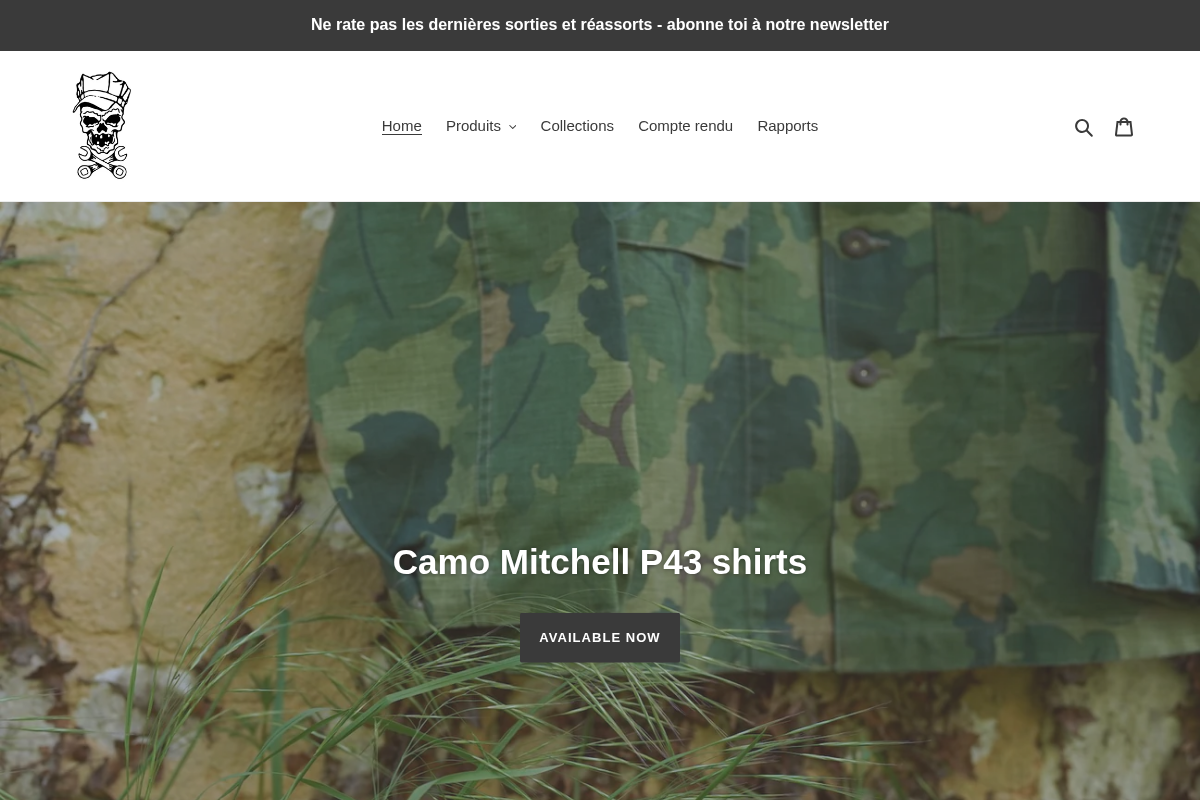 Arashi Denim Shop homepage screenshot