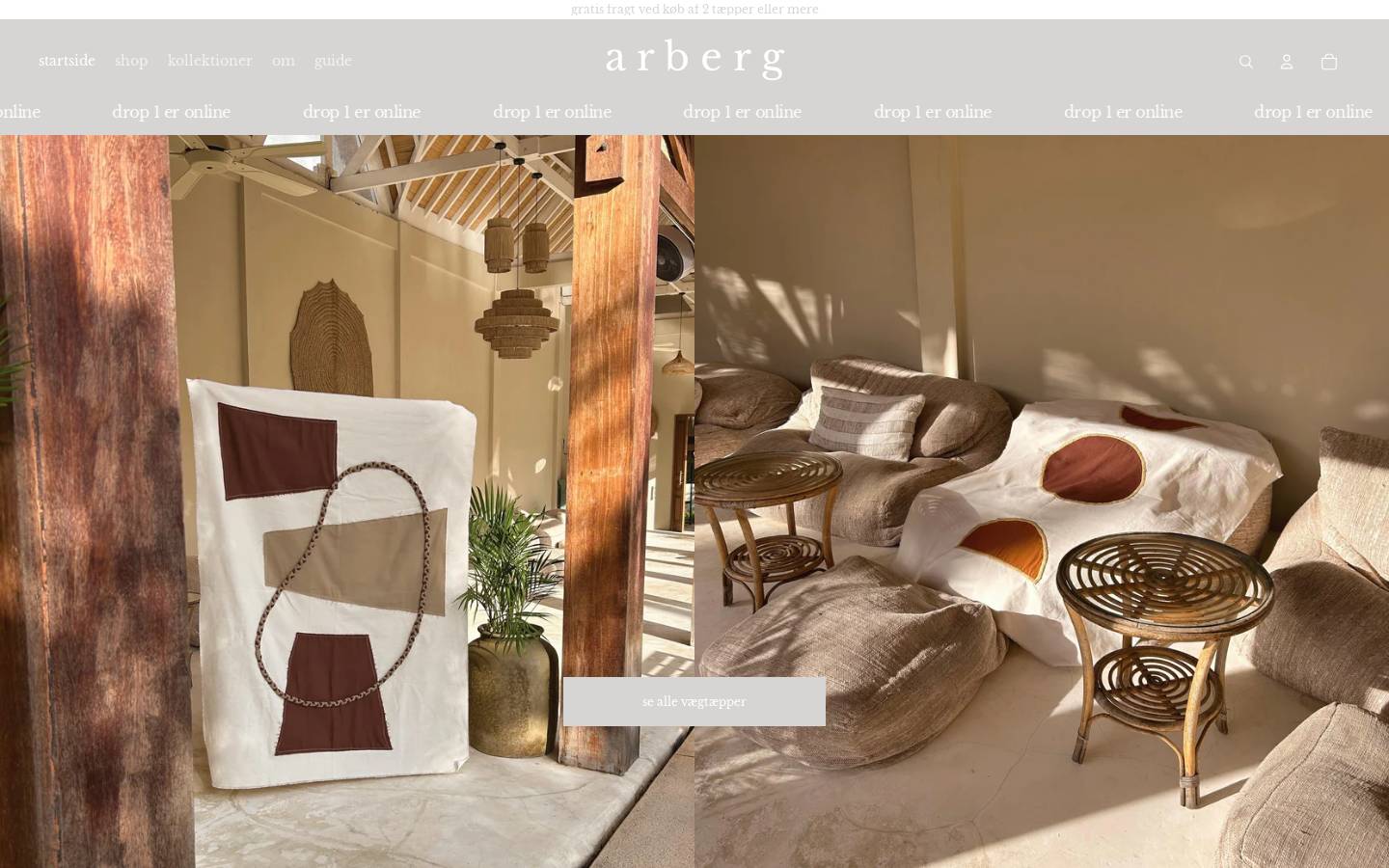 arbergstudio.com homepage screenshot
