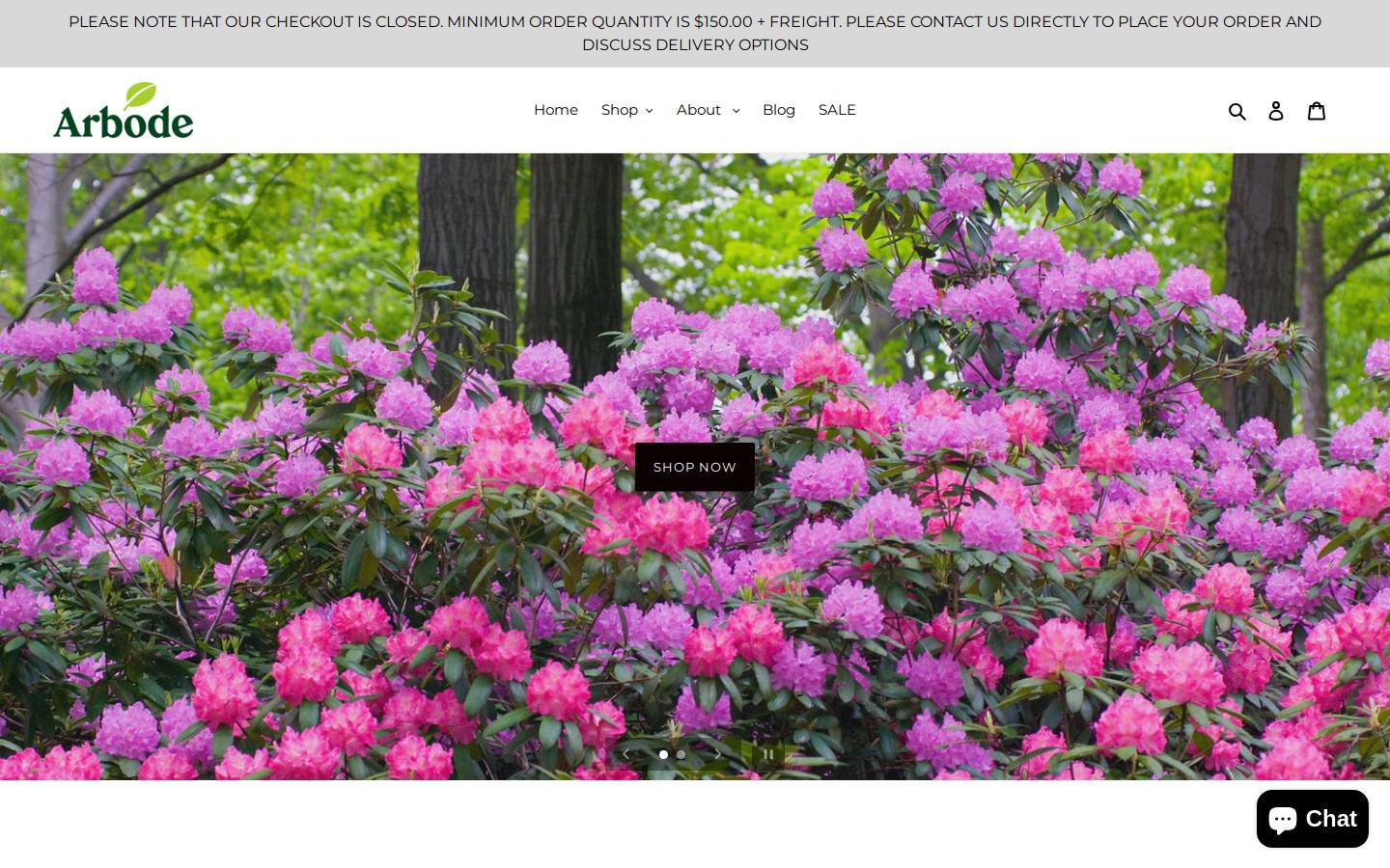 arbode.com.au homepage screenshot