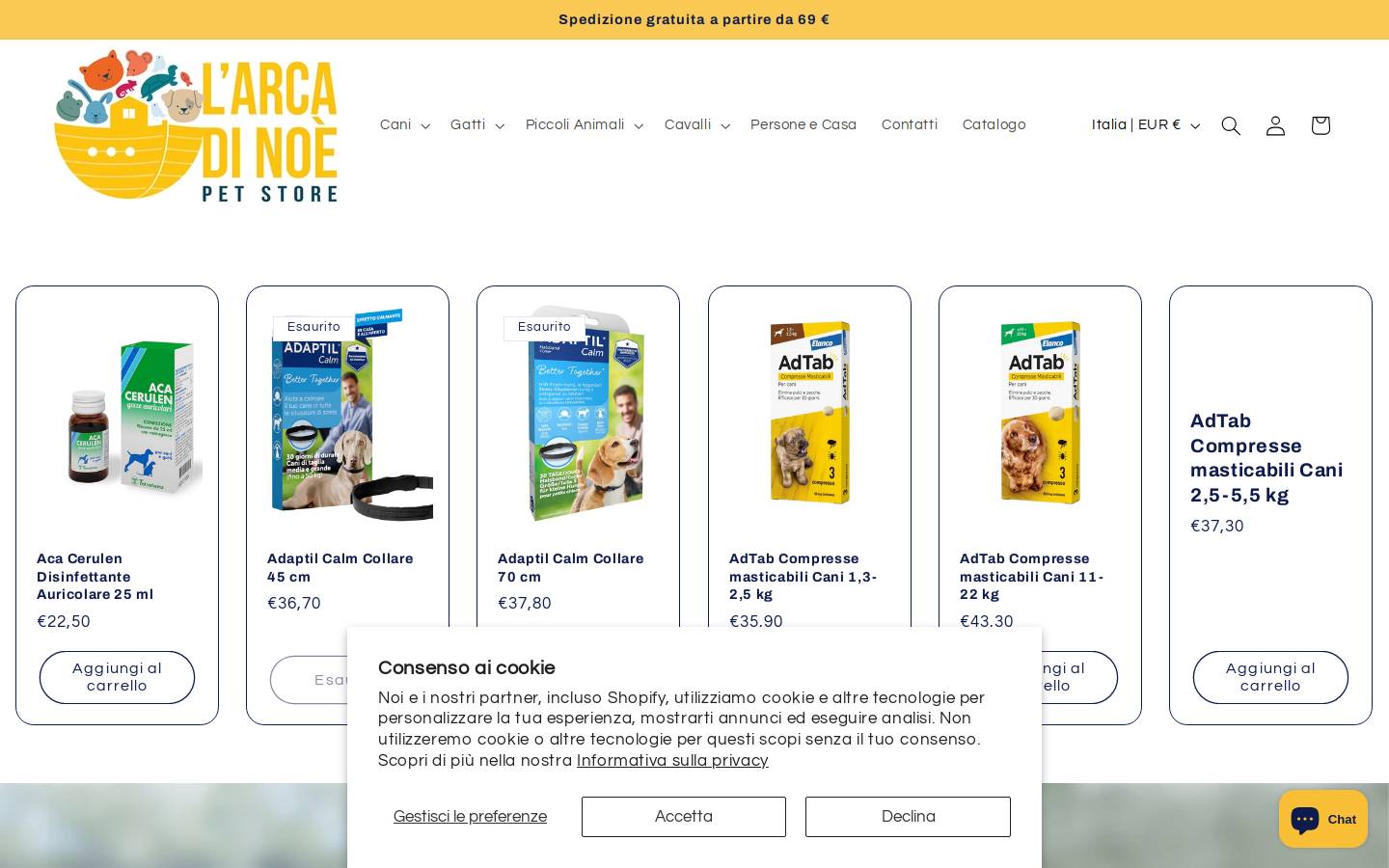 arcadinoestore.com homepage screenshot